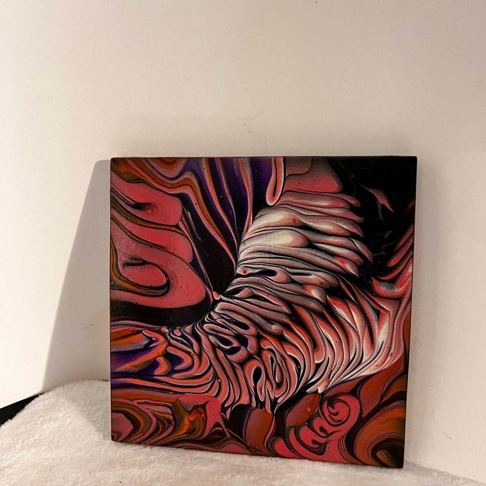 Acrylic pour painting